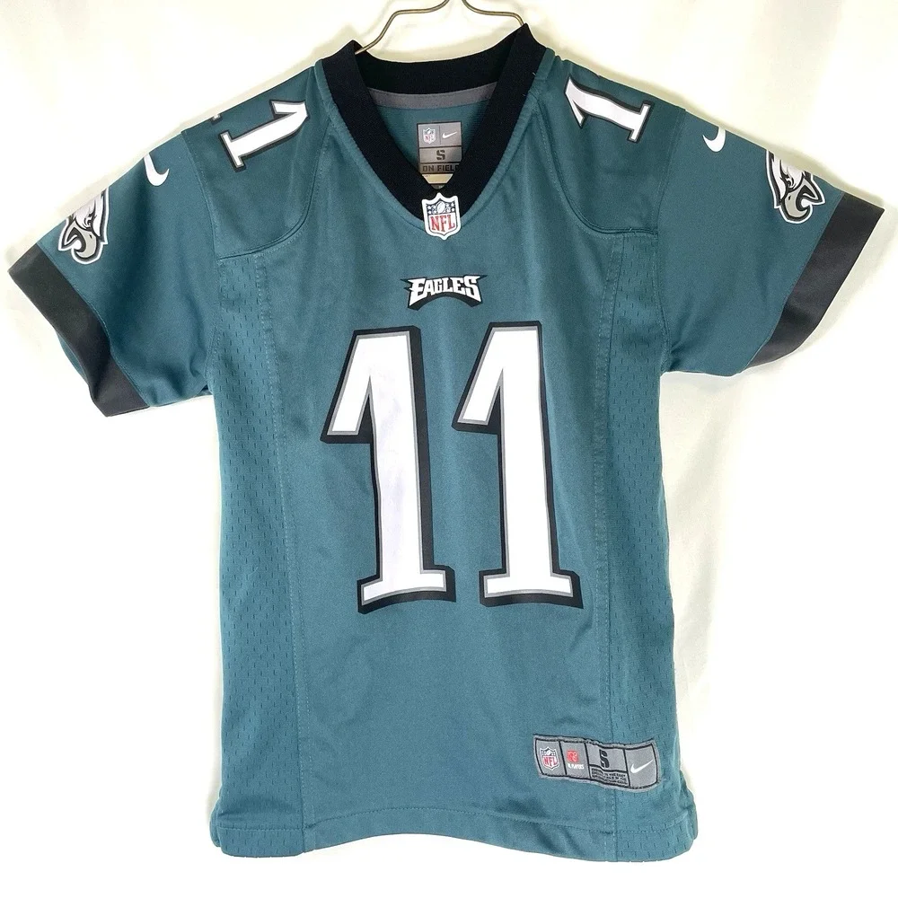 Philadelphia Eagles Nike on Field Jersey Carson‎ Wentz #11 Youth Small (8) Green